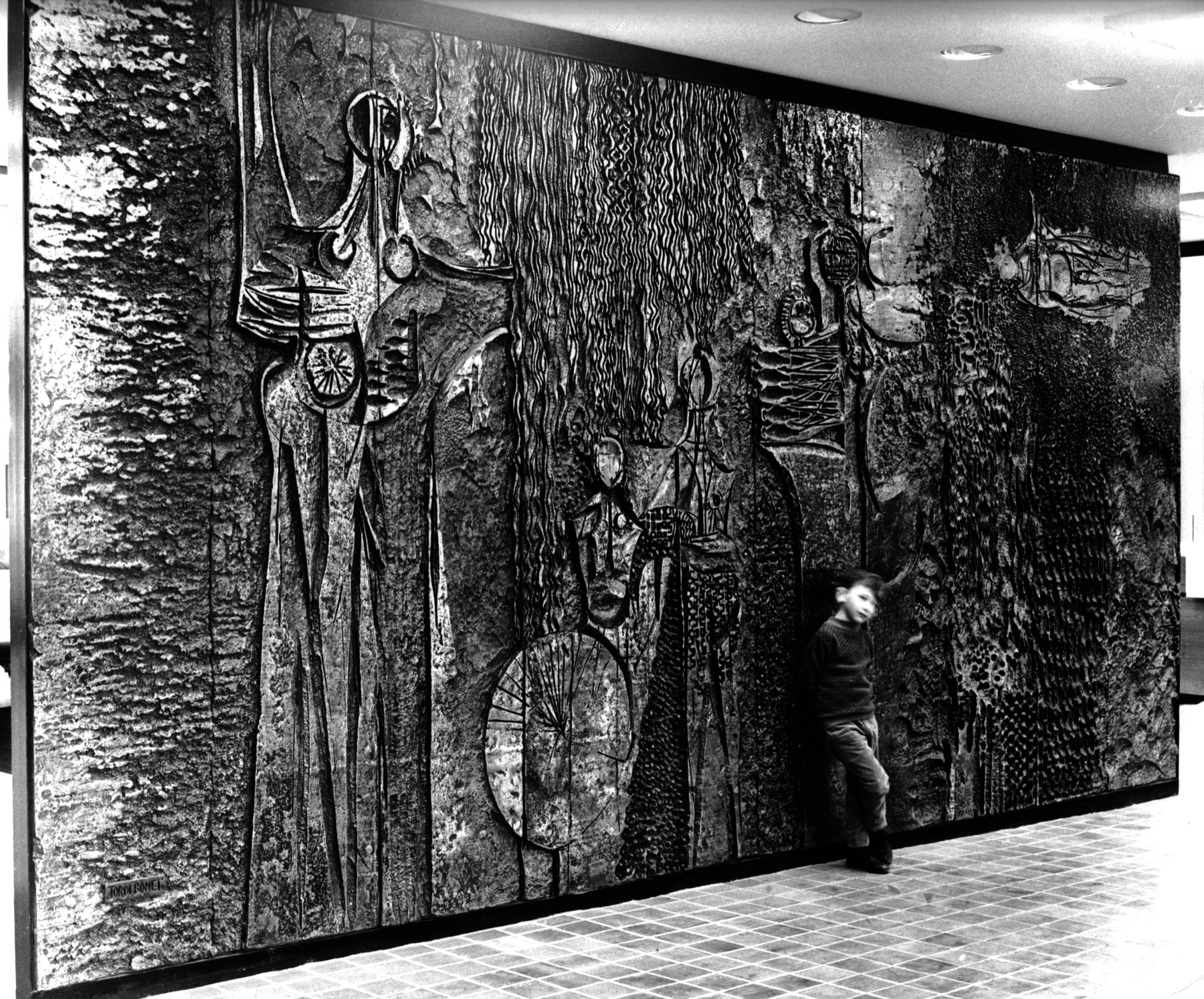 Jordi Bonet, sculpteur, muraliste, peintre, art public.